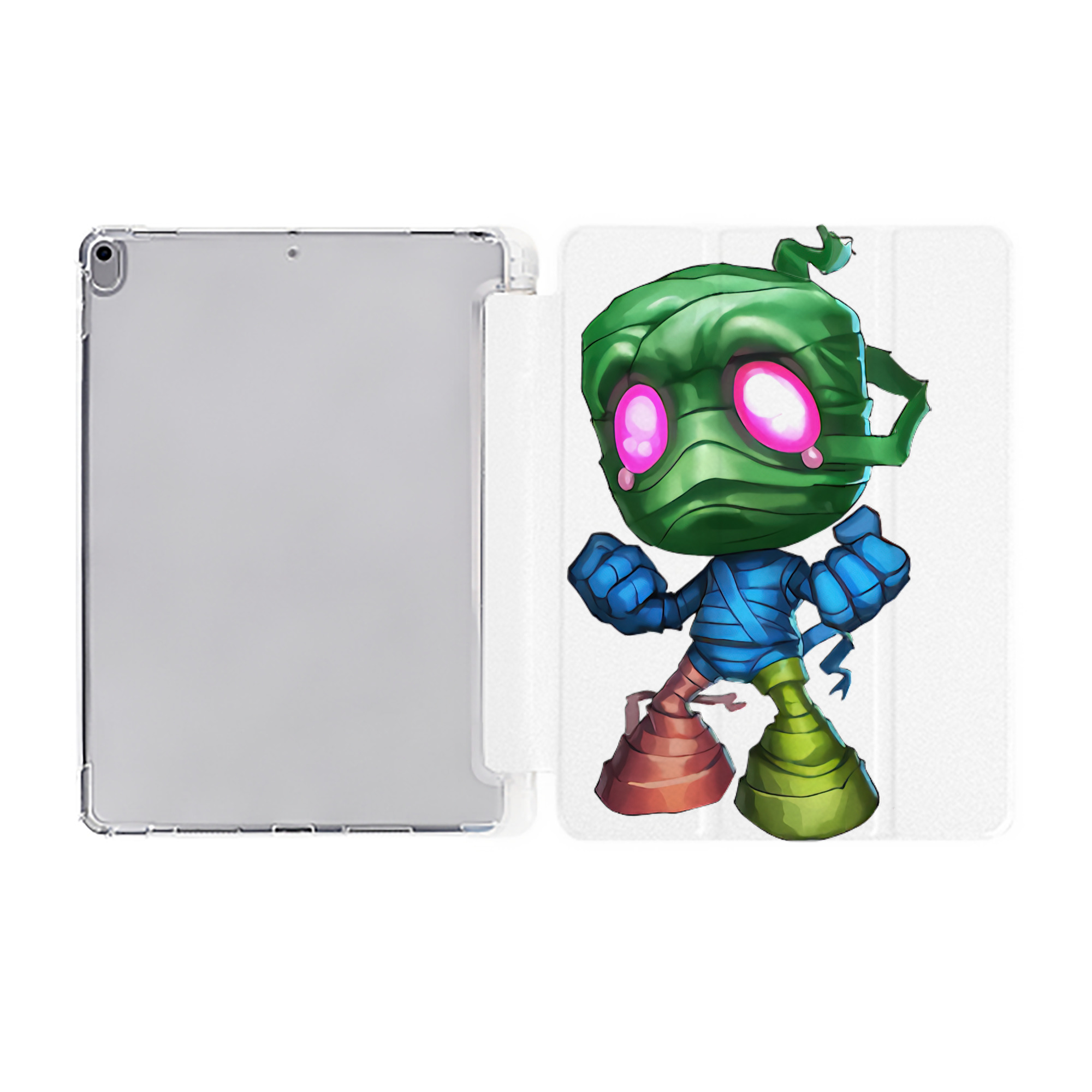 （画像用） リーグ・オブ・レジェンド League of Legends LOL IPad ケース ペン収納付き 三つ折りスタンド PUレザー×シリコン 対応機種9.5/10.5/10.9インチ